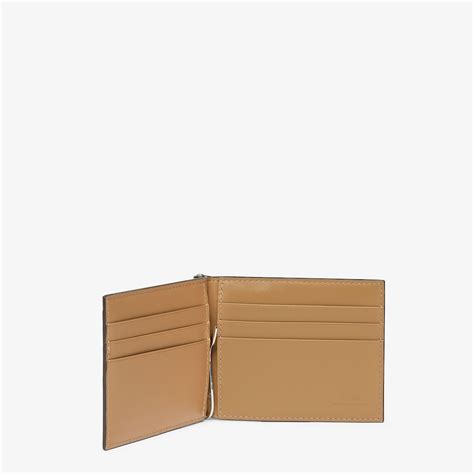 fendi money clip card holder